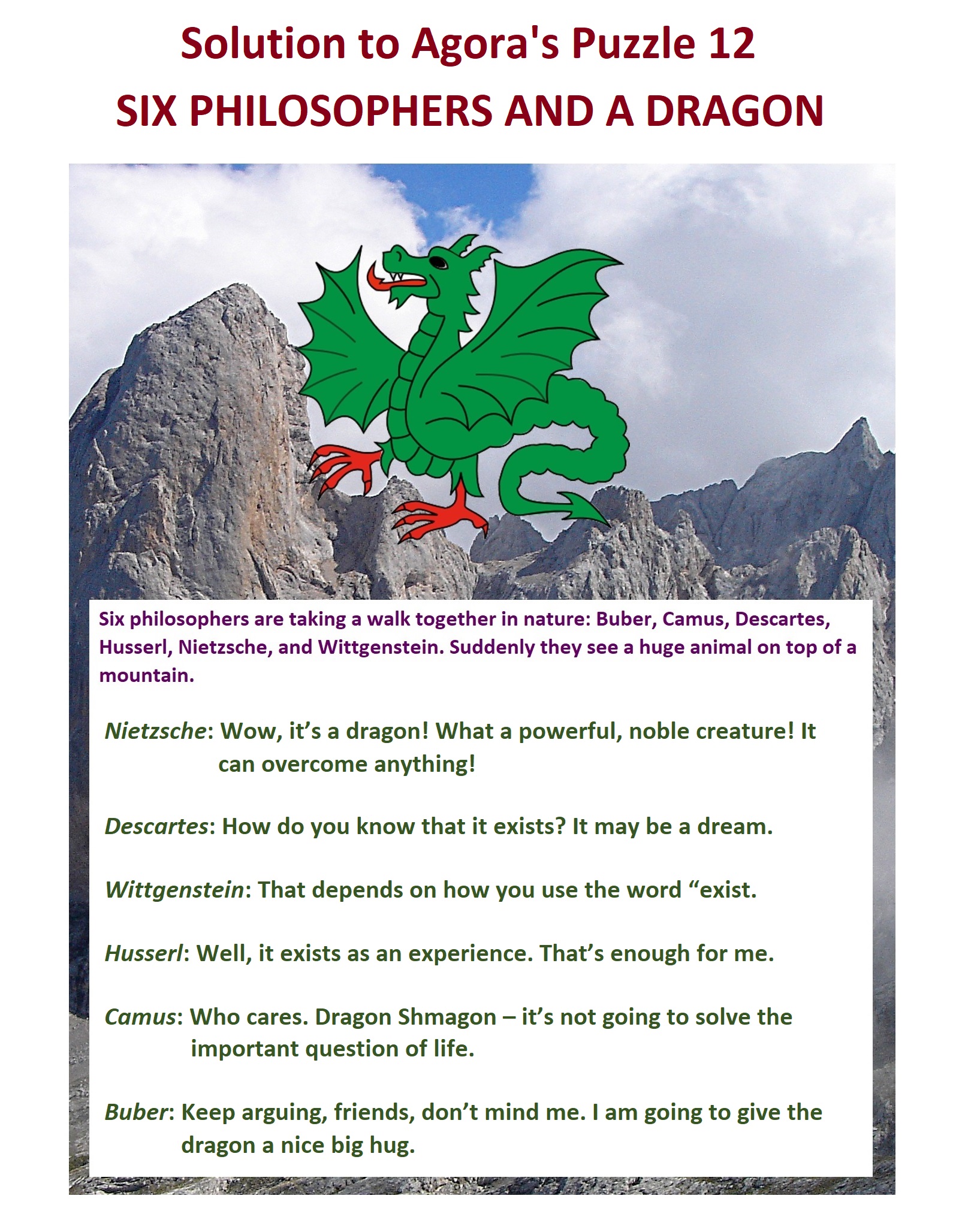 Dragon puzzle 12 1.4Solution