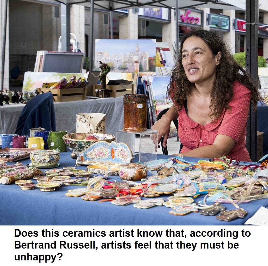 Happiness and artists